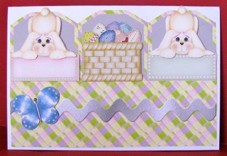 Bunnies Easter Eggs by Christine Pagan