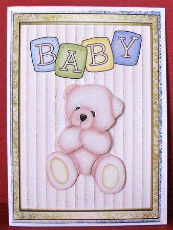 Pink Baby Bear by Christine Pagan