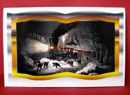 American Steam Engine at Winter Time by Christine Pagan