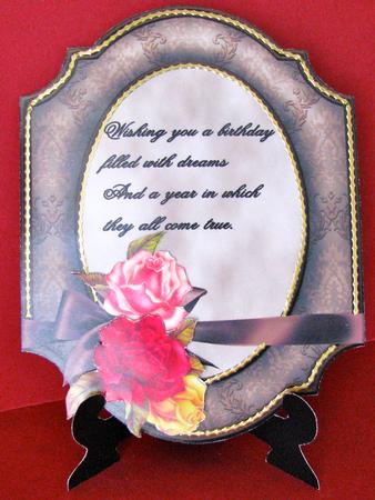 Birthday Plaque by Christine Pagan