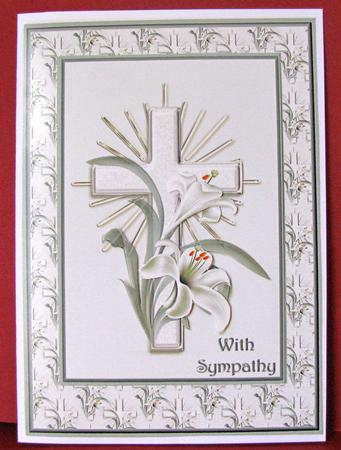 With Sympathy Card by Christine Pagan