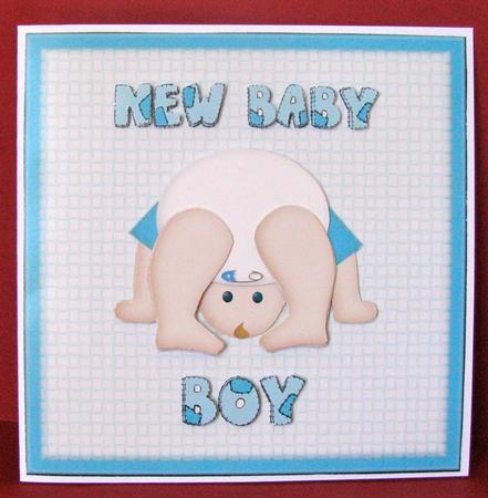 New Baby Boy Step by Step Topper by Christine Pagan