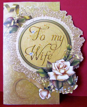 To My Wife Combination Card by Christine Pagan