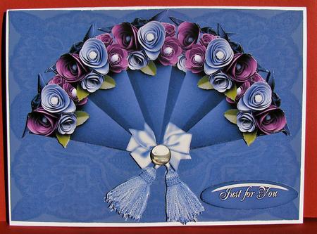 Flower Fan Pryamage by Christine Pagan