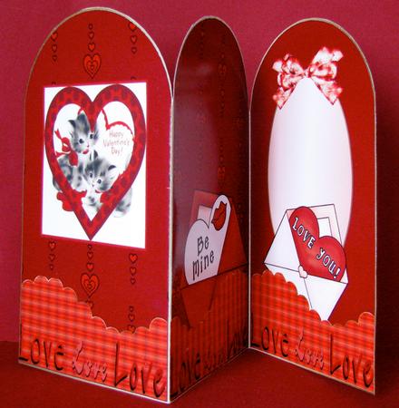 Valentine Trifold by Christine Pagan