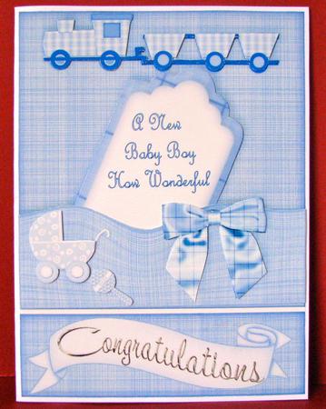 Trains and Bows Easel by Christine Pagan