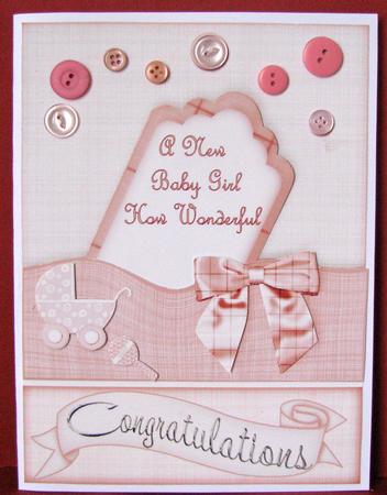 Buttons and Bows Baby Girl by Christine Pagan