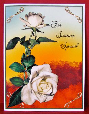 Cream Roses by Christine Pagan