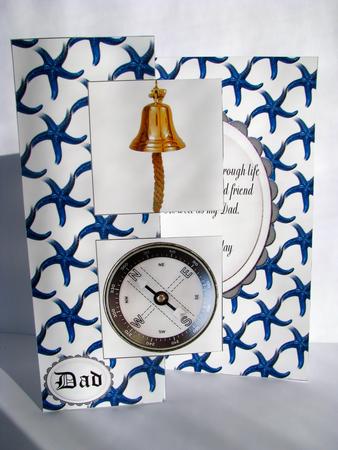 Nautical Card for Dad by Christine Pagan