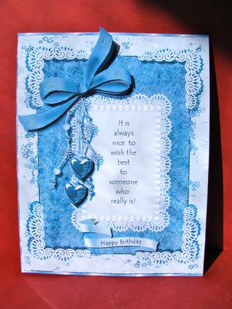 Lace & Best Wishes Teal Topper by Christine Pagan