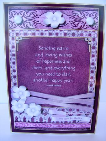 Warm & Loving Wishes Topper by Christine Pagan