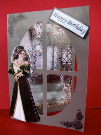 Looking at My Patio Window Card by Christine Pagan