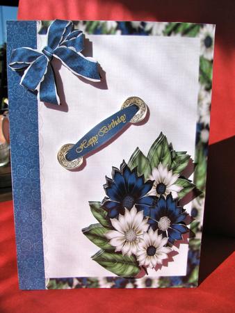 Blue and Ivory by Christine Pagan