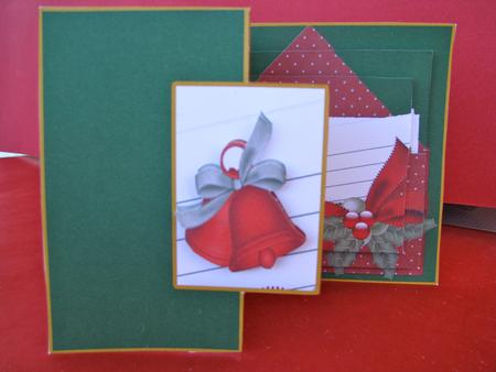 In Early for Christmas Fold Back Card by Christine Pagan