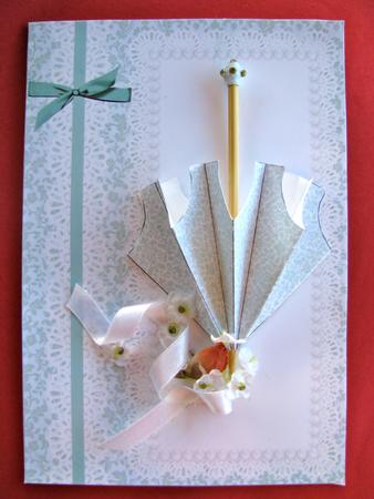Parasol Mint Romance by Christine Pagan