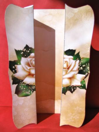 Cream Rose Gate Folded by Christine Pagan