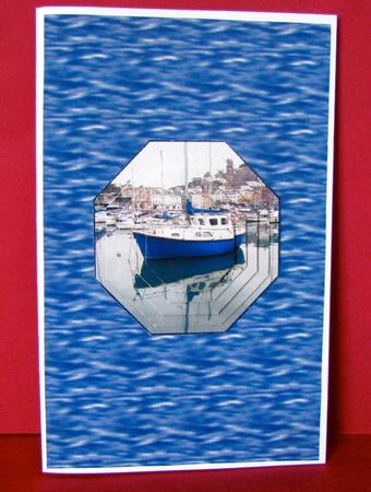 Boat with Reflection by Christine Pagan