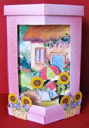 Children Visiting 3D Terrarium Card Kit by Christine Pagan