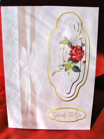 Red Rose and Buds by Christine Pagan