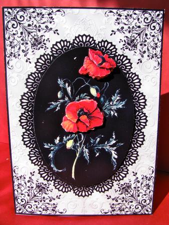 Filigree Poppies by Christine Pagan