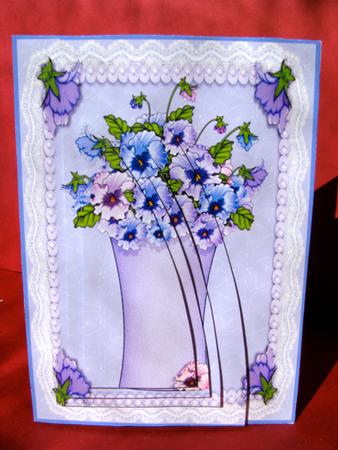 Pansy Pearls by Christine Pagan