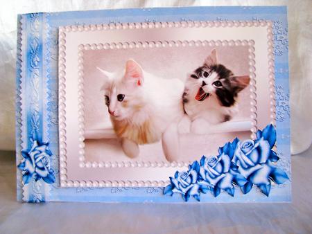 Kittens & Roses #3 by Christine Pagan