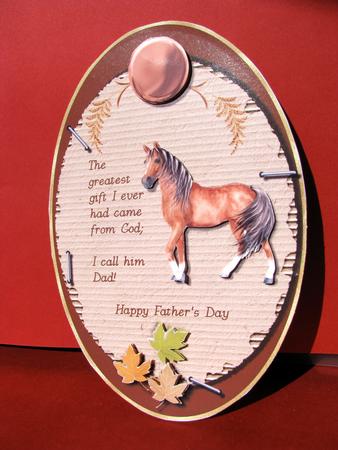 I Call Him Dad! Card Topper by Christine Pagan