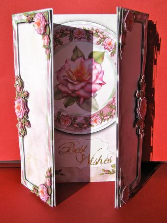Summer Rose - Gatefold Card Sheet 1 by Christine Pagan
