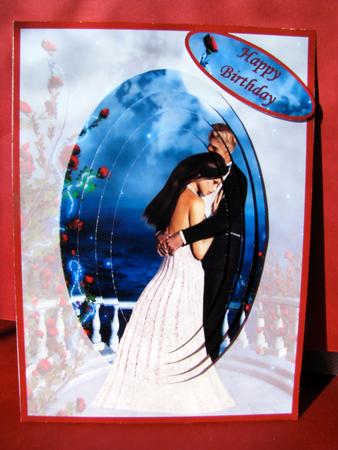 1st Dance Card Front and Pyramid by Christine Pagan