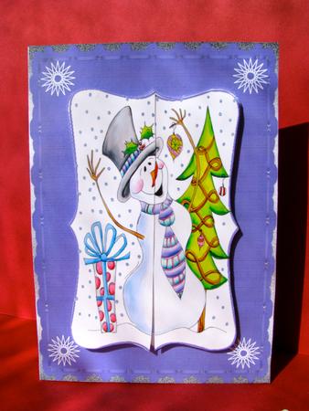 Happy Happy Snowman by Christine Pagan
