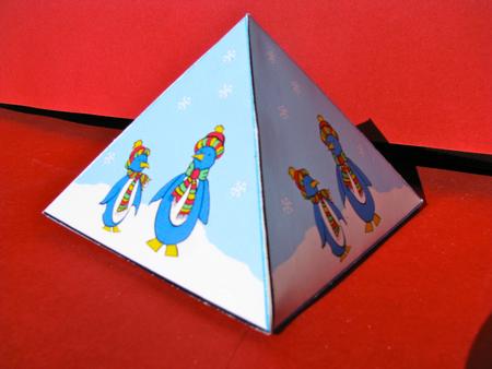 Penguin Pyramid Box 2 by Christine Pagan