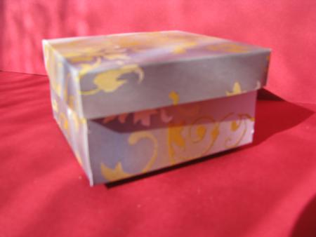 Gold Metallic Floral Embossed Background Paper by Christine Pagan