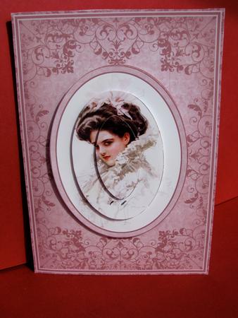 Elegant Lady 1 Card Front by Christine Pagan