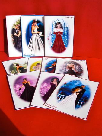Lovely Ladies Notecard Set - 10 in Set by Christine Pagan