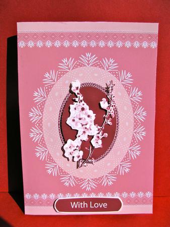 Cherry in Blossom with Lace by Christine Pagan