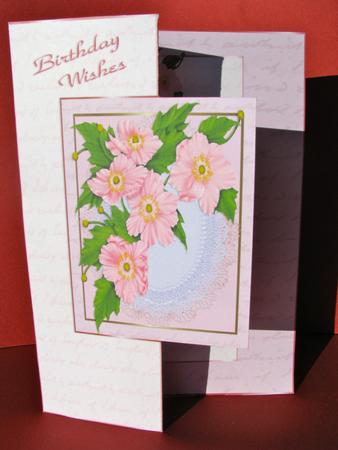 Wild Roses Flip Back Card Sheet 1 by Christine Pagan