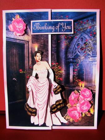 Elegant Lady of the Twilight - Sheet 1 Basic Card by Christine Pagan