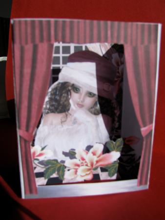 Peach Belle Theatre Card by Christine Pagan