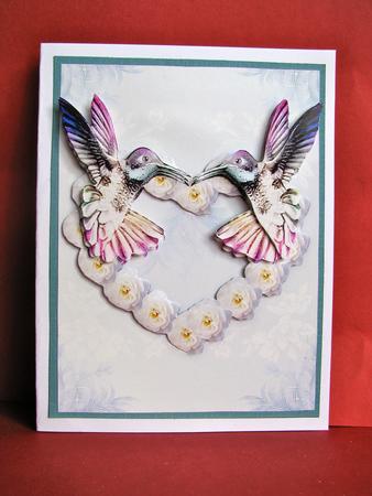 Love Birds Decoupage by Christine Pagan