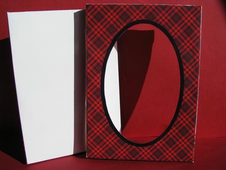 A5 Card Boxes Plaid Set 1 by Christine Pagan