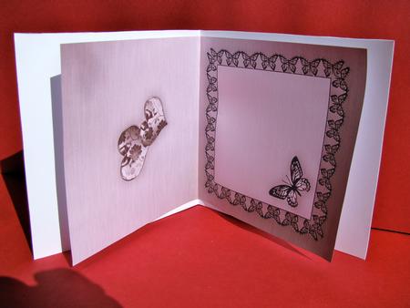 Elegant Romance Matching Insert Square Landscape by Christine Pagan