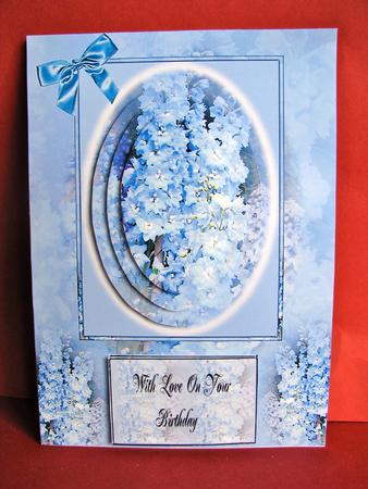 Pretty Blue Flowers by Christine Pagan