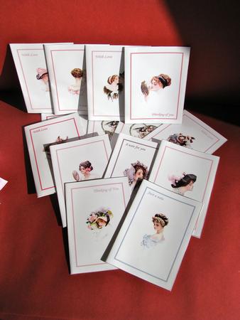 Harrison Fisher Notecard Set - 12 in Set by Christine Pagan