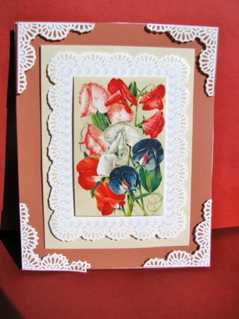 Lovely Sweet Peas by Christine Pagan