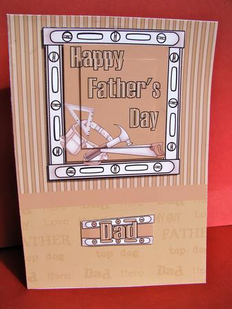 Father's Day DIY Tool Pyrami Card by Christine Pagan