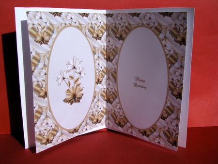 Coffee and Cream Flower Insert by Christine Pagan