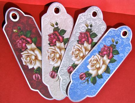 Pretty Floral Bookmarks by Christine Pagan