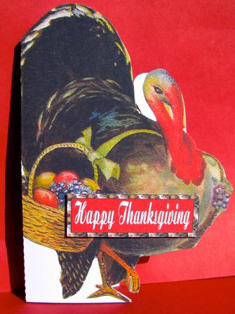 Thanksgiving Turkey Quick Card by Christine Pagan