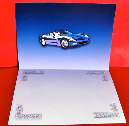 Sports Car A5 Matching Insert Sheet by Christine Pagan