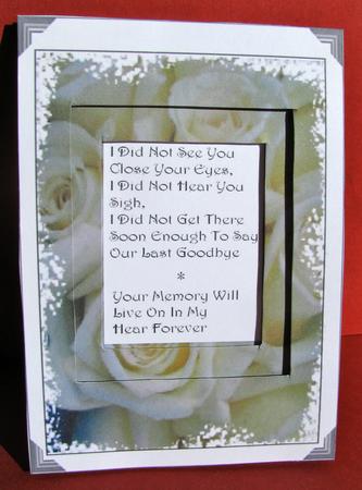 Saying Goodbye Card from Words of Comfort Cards by Christine Pagan
